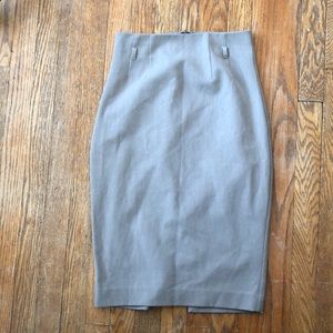 High waisted pencil skirt